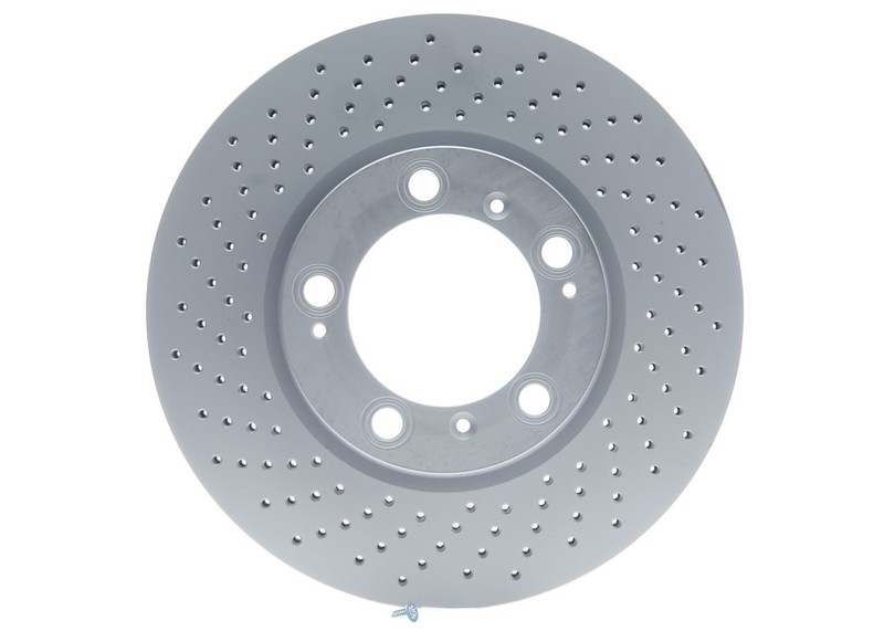 Brake Disc Single Vented fits PORSCHE CAYMAN 987 3.4 Front Left 05 to 12 317.8mm gallery