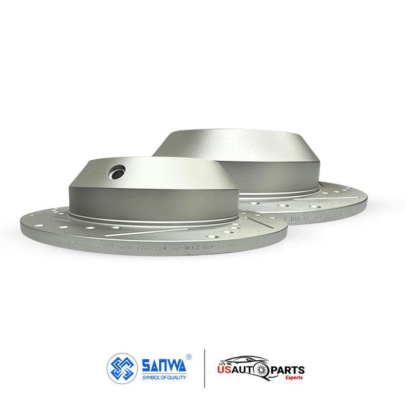 REAR BRAKE ROTOR GEOMET SOLID D&S & CERAMIC PAD KIT 303 mm FOR HYUNDAI 2016-2019 gallery
