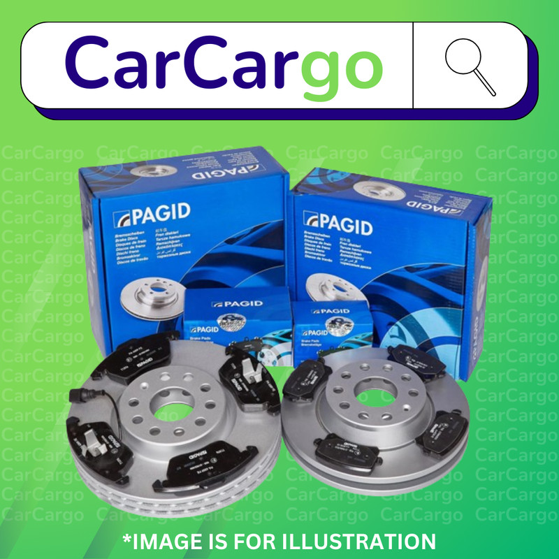 PAGID FRONT & REAR BRAKE DISC & PADS FOR Audi A5 2.0 TFSI quattro 2013-2017