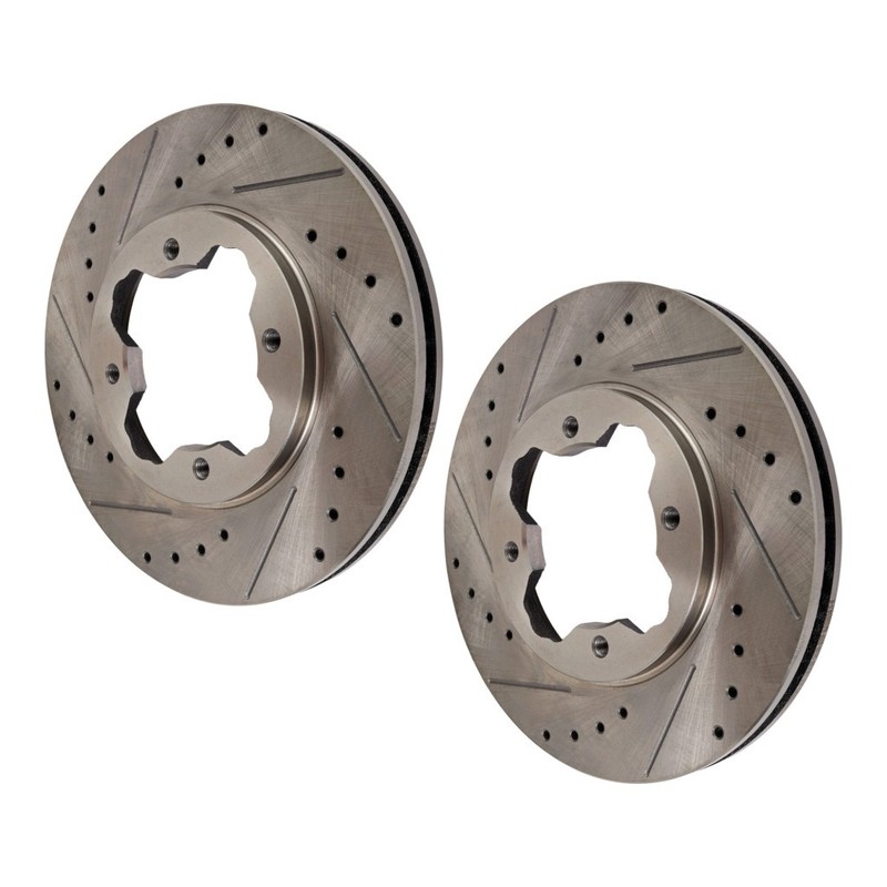 For Acura CL 1997 Brake Discs Driver and Passenger Side | Pair | Front | Vented