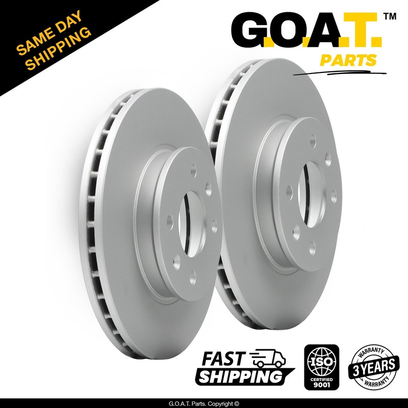 Front Brake Rotor for 06-11 Hyundai Accent 06-11 Kia Rio 06-11 Kia Rio5 10.08 in