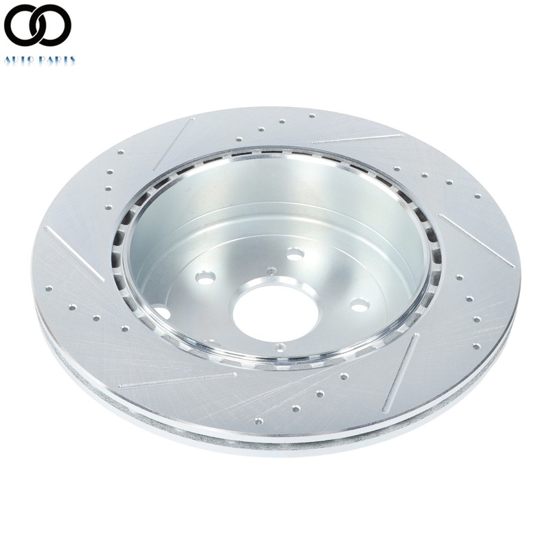 For Subaru Impreza WRX STI 12pcs Front & Rear Side Drilled Rotors & Brake Pad gallery