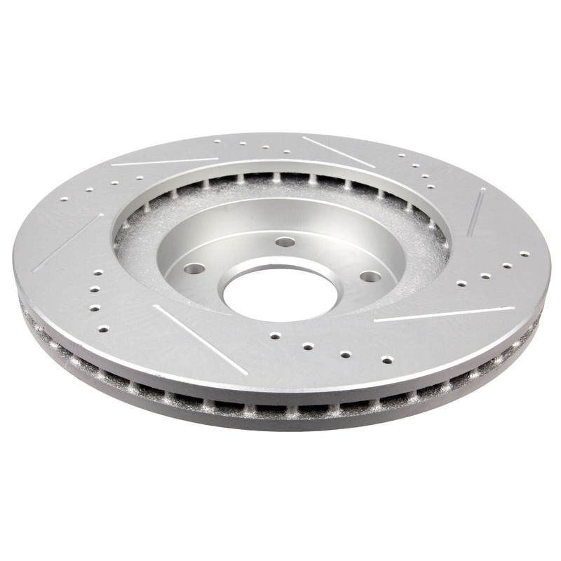 Front Brake Rotors For Nissan Altima Maxima 2002-2003 3.5L Drilled Slotted 2Pcs gallery