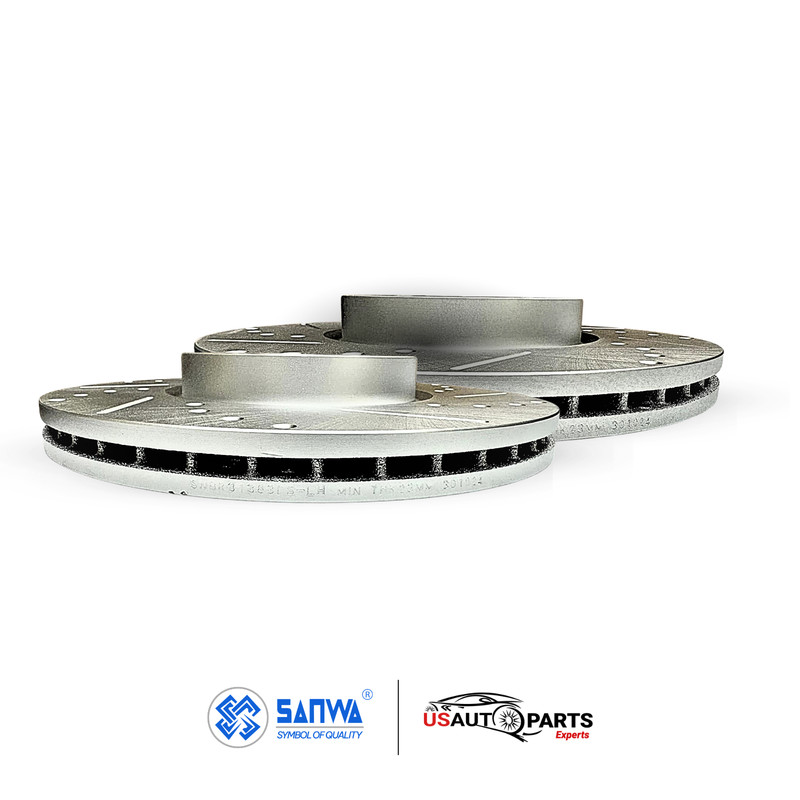 FRONT BRAKE ROTOR VENTED GEOMET D & S & CERAMIC PAD KIT 300 MM FOR MAZDA 3 04-15 gallery