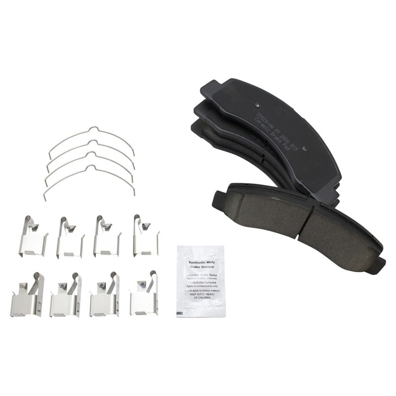 TRQ Ceramic Brake Pad & Rotor Kit Front Set for 00-05 Ford Excursion gallery