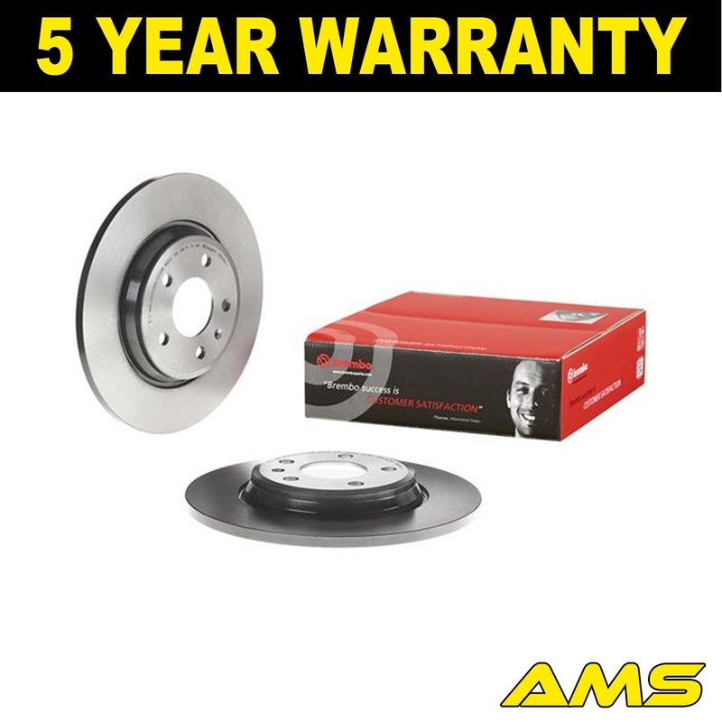 Fits Audi A4 2015- A5 2016- Q5 2016- + Other Models Brake Discs Rear AMS