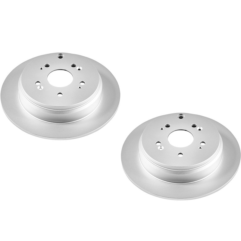SET-P15JBR1158EVC-2 Powerstop 2-Wheel Set Brake Discs Rear for Acura RDX CR-V