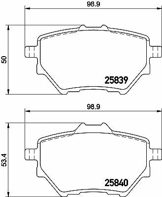 MINTEX Rear DISCS + PADS for CITROEN GRAND C4 SPACETOURER 1.6 BlueHDi 100 2018- gallery
