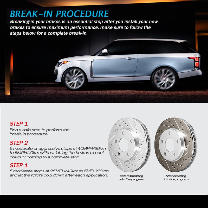Rear Rotors + Ceramic Brake Pads for 2010 - 2016 2017 Chevy Equinox GMC Terrain gallery