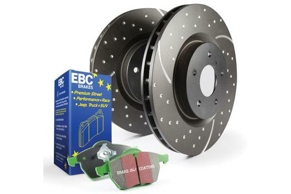 EBC Brakes S3KR1038 S3 Kits Greenstuff 6000 and GD Rotors