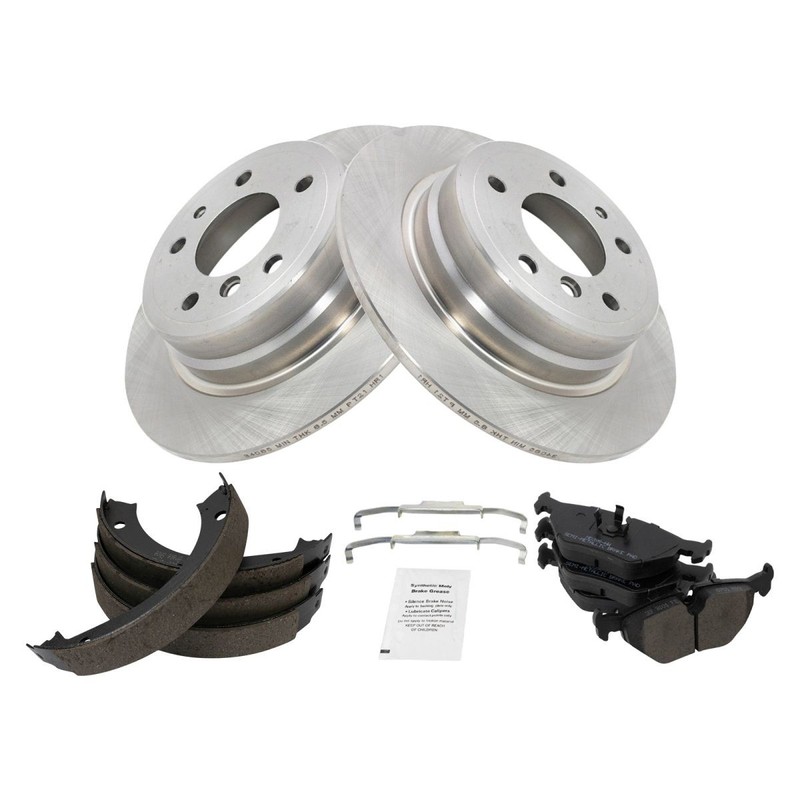 Rear Brake Pad & Rotor Kit Fits 1989-1995 BMW