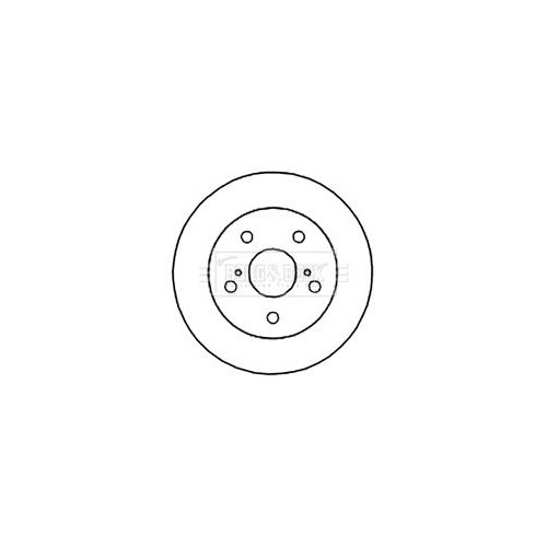Borg & Beck brake disc pair - BBD4666 gallery