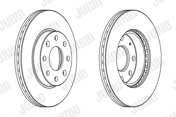 JURID 563019JC Brake Disc for CHEVROLET,DAEWOO,DODGE,OPEL,SAAB,ZAZ
