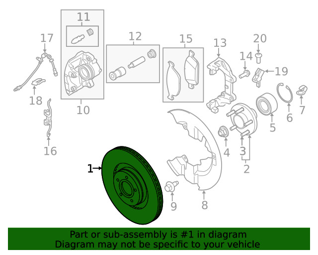 Genuine Ford Rotor Assembly - Brake EJ7Z-1125-C gallery