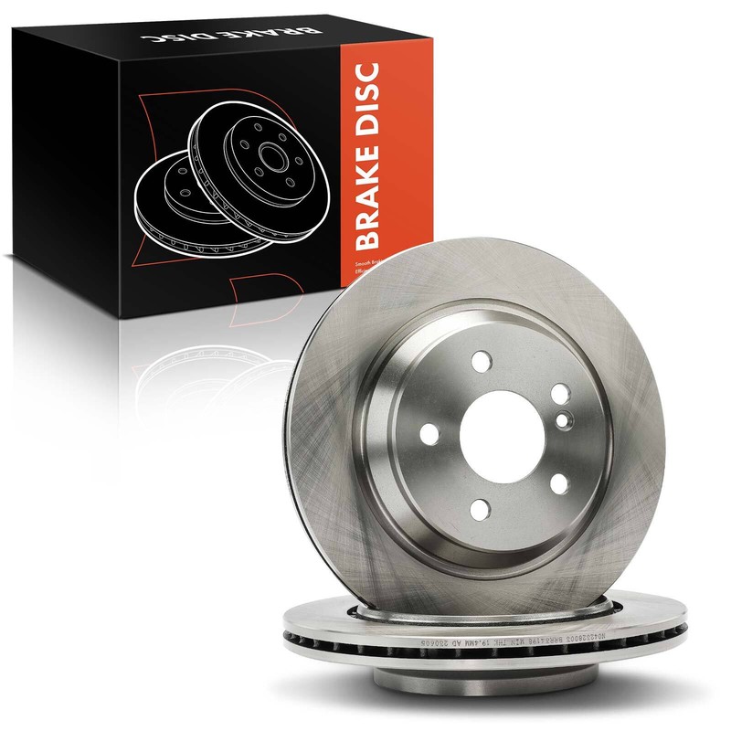 Rear Disc Brake Rotor for Mercedes-Benz C215 CL500 W220 W221 S430 S500 2000-2006 gallery