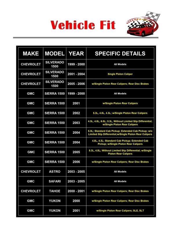For Chevy Silverado GMC Sierra 1500 Front and Rear Drilled Rotors Brake Pads Kit gallery