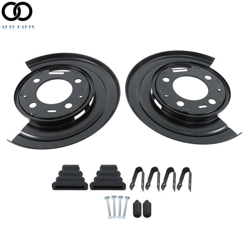 Rear Brake Dust Shield Backing Plates Pair For Ford F250 F350 Excursion 924-212