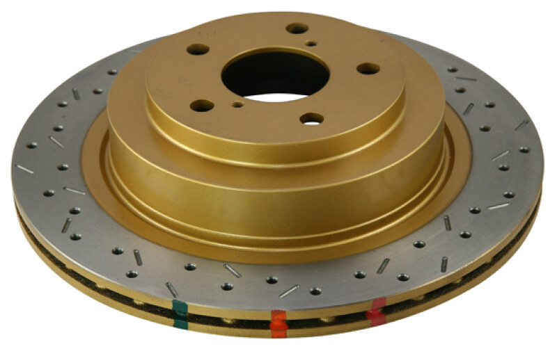 One DBA 06-07 for WRX / 05-08 LGT Rear Drilled & Slotted 4000 Series Rotor