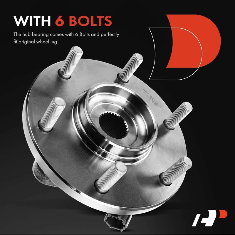 A-Premium Front & Rear Disc Brake Rotor & Pad & Hub Bearing for INFINITI Nissan gallery