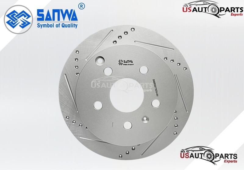 PAIR OF FRONT & REAR BRAKE ROTOR VENTED D&S & PAD FOR HONDA RIDGELINE 2006-2011