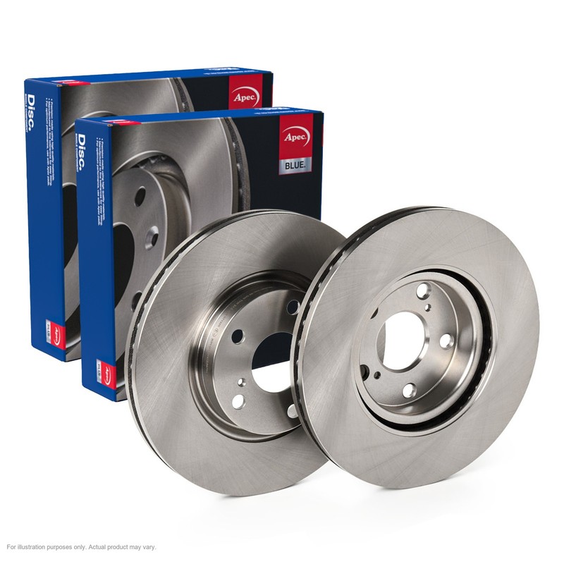 2X APEC Front Brake Discs for TOYOTA COROLLA Verso 2004-09 295mm Vented SDK6171