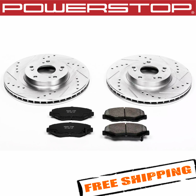 Power Stop K3055 1-Click Z23 Evolution Sport Brake Kit for 12-15 Honda Civic