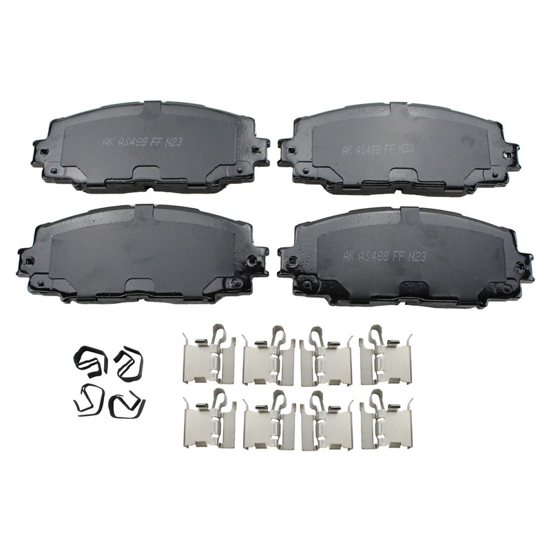 DuraGo Front Rotors Akebono ProACT Ceramic Brake Pads Kit For iQ Prius C Yaris gallery