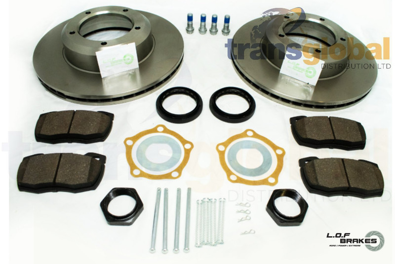 Front Vented Brake Kit for Land Rover Defender 90 110 130 94-16 ROADspec LOF