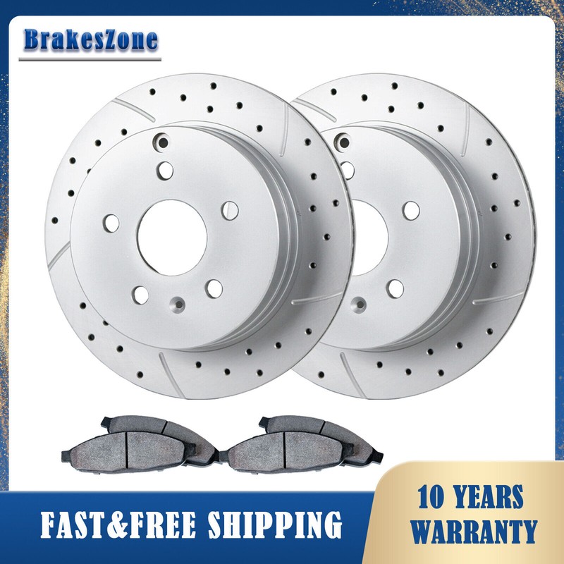 303mm Rear Brake Rotors and Pads Kit fit for Chevrolet Equinox 2010-2017 Brakes