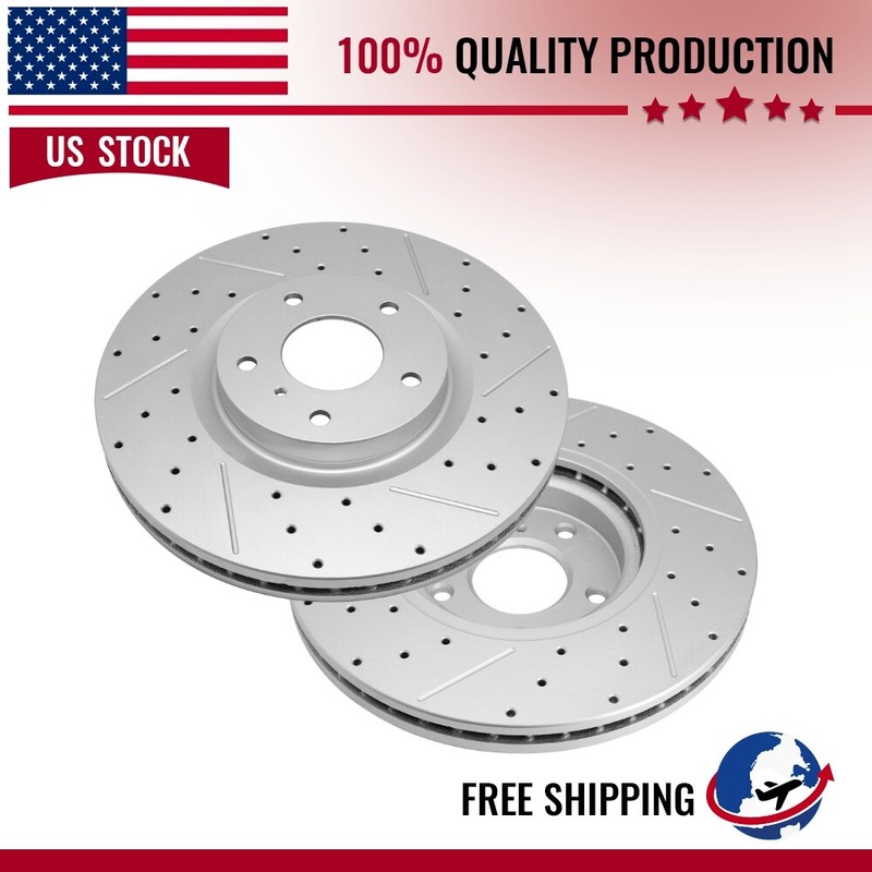 Front Brake Rotors For 2005 – 2018 Infiniti EX35 EX37 G25 G35 G37 M35H M37 Q70L