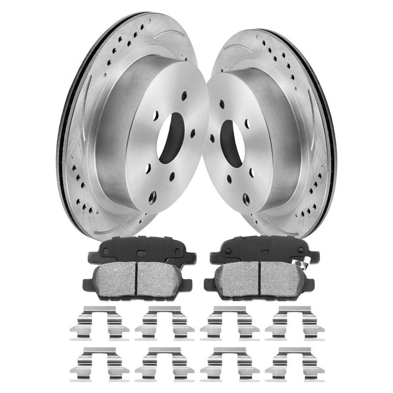 Rear Rotors Brakes Pads for Nissan Murano Pathfinder Quest INFINITI FX35 Q50 Q70