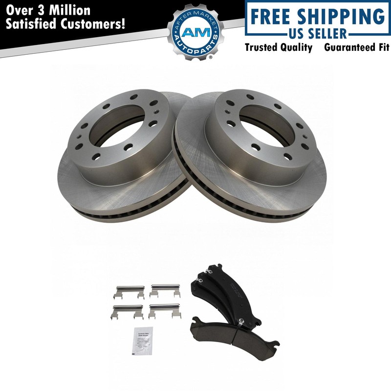 Front Premium Posi Ceramic Disc Brake Pad & Rotor Kit for GM Truck