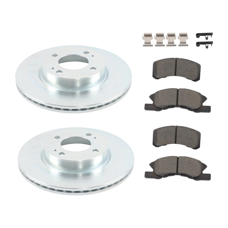 Labwork 2-Wheel Set Brake Disc & Pad Kits Front For Mitsubishi Mirage G4 17-22 gallery
