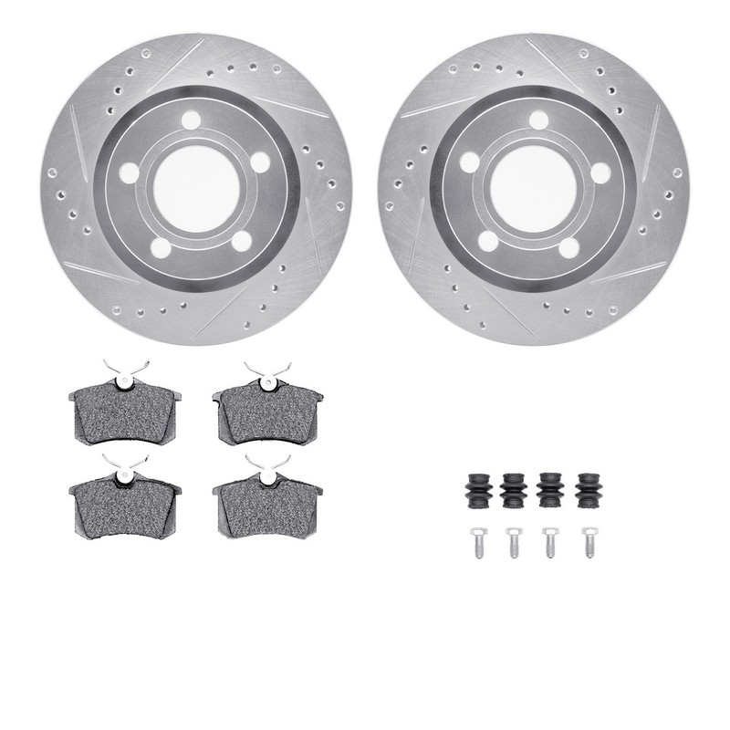 Dynamite Friction Disc Brake Kit for Audi A6 Quattro, S6 7612-74029