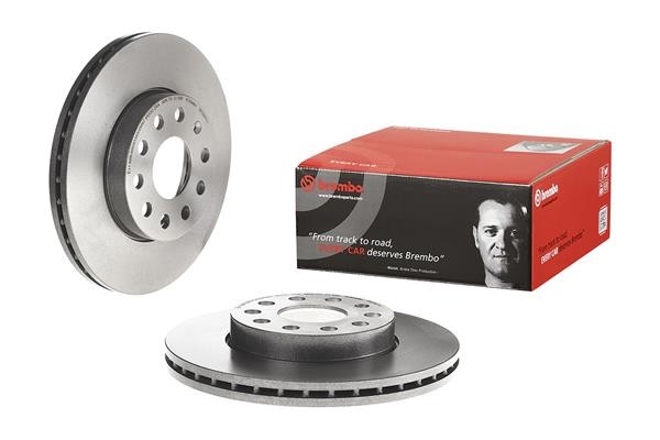 2x Brake Discs Pair Vented fits AUDI A3 8V 1.8 Front 2012 on 276mm Set Brembo gallery