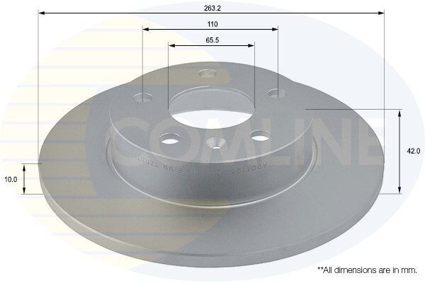 Brake Disc Rear SJR Fits Vauxhall Astra 1998-2011 Zafira 1999-2014 Meriva 20� #1 gallery