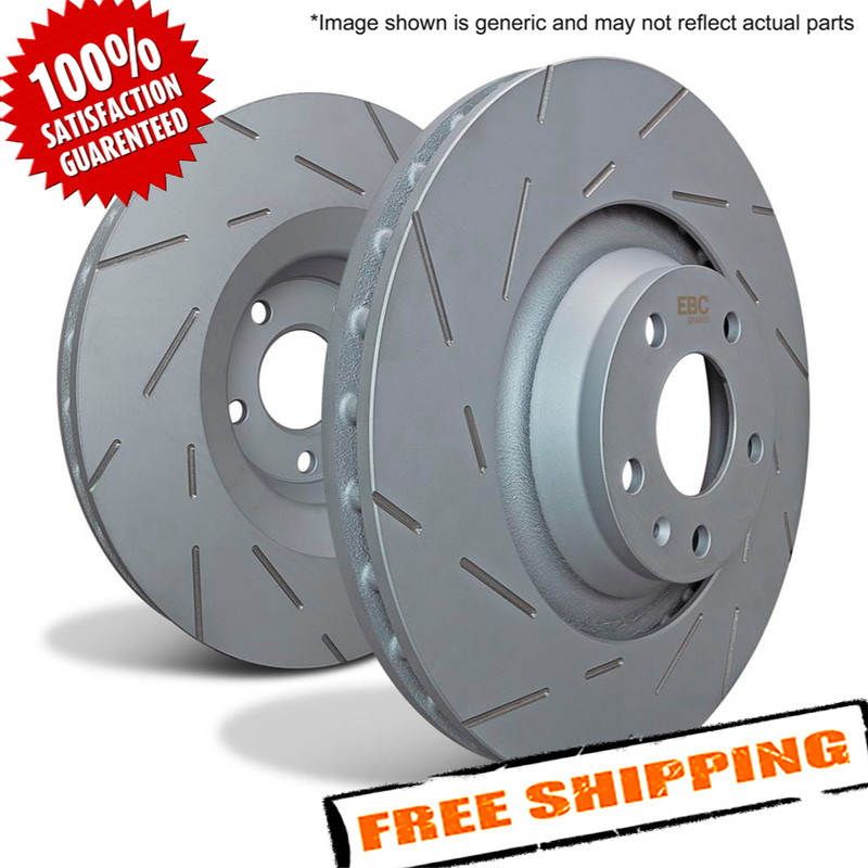EBC USR BlackDash Series Sport Slotted Brake Rotors for 07-11 Toyota Camry