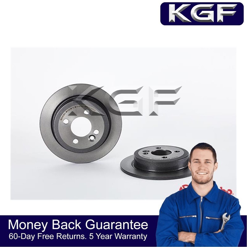 KGF Rear Brake Discs Fits Mini Cooper One 1.4 1.6 D 2.0 One 34216774987