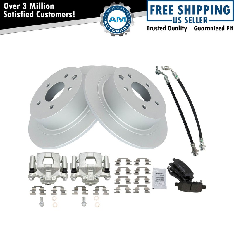 Rear Brake Pad & Rotor Kit Fits 2002-2006 Nissan Altima 2004-2006 Maxima