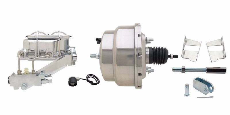 1965-68 Chevy Impala Front Disc Brake Conversion Kit w/ Chrome Booster Kit gallery