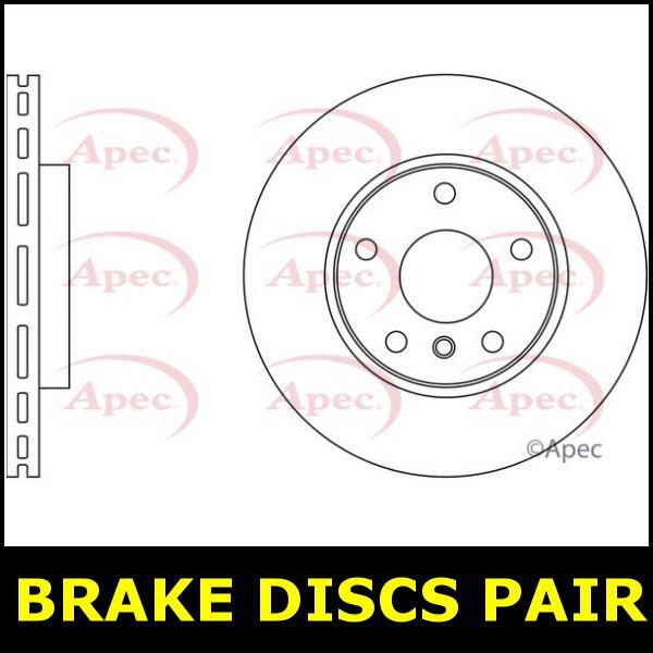 Brake Discs Pair Front FOR MINI R60 COUNTRYMAN 1.6 2.0 10->16 CHOICE2/2 Apec gallery