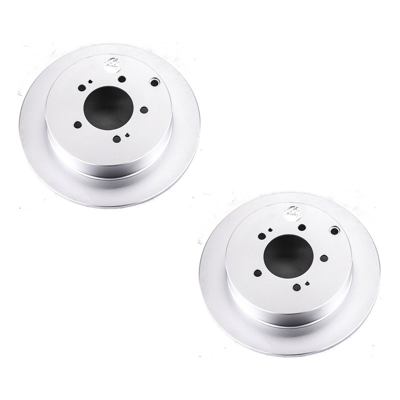 SET-P15JBR1374EVC-2 Powerstop 2-Wheel Set Brake Discs Rear for Mitsubishi Lancer