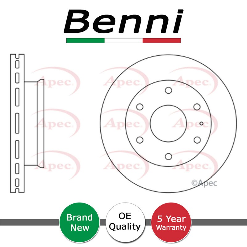 Brake Disc Front Benni Fits Mazda BT-50 2006-2010 Ford Ranger 1999-2012 4429562