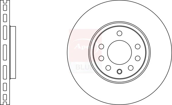 2x Brake Discs Pair Vented fits OPEL SIGNUM F48 3.0D Front 03 to 05 Y30DT 302mm