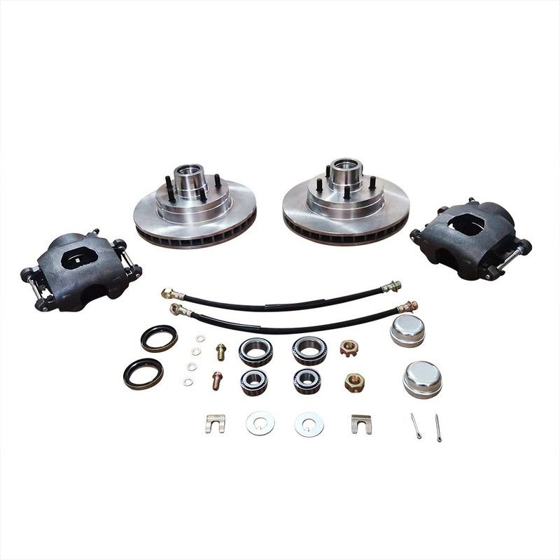 Front Truck Disc Brake Conversion Wheel Component Kit 5Lug For 1960-72 Chevy C10