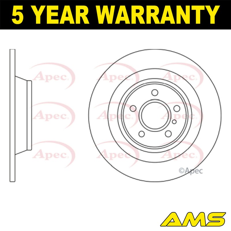 Fits Mercedes M-Class GLE 2.1 CDi D 3.0 Brake Disc Rear AMS 1664230012