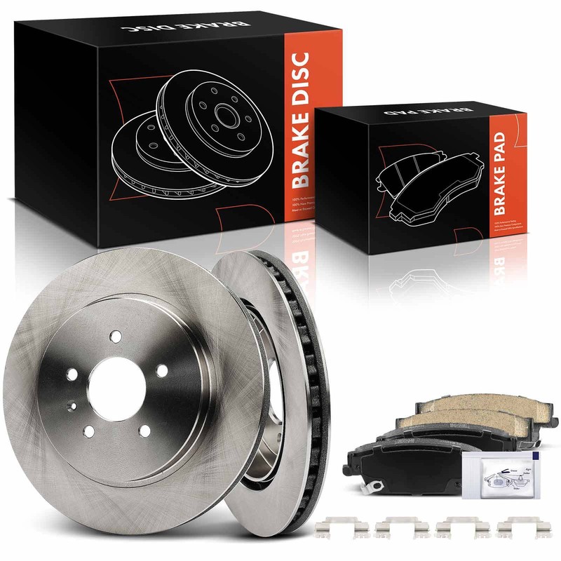 Rear Disc Brake Rotors & Ceramic Pads for Cadillac STS 2005-2011 CTS 2006-2007