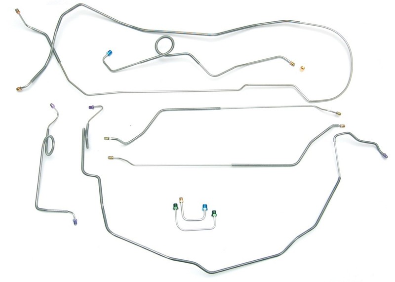 1964-72 Chevelle Front & Rear Stainless Steel Line Kit for Disc/Disc
