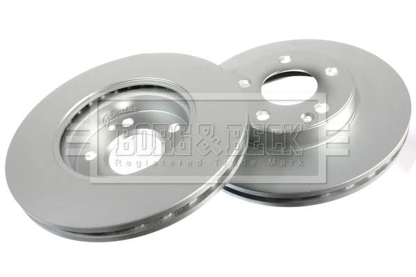 Borg & Beck BBD5267 Front Brake Discs Pair 280mm Vented Fits Mercedes A-Class gallery