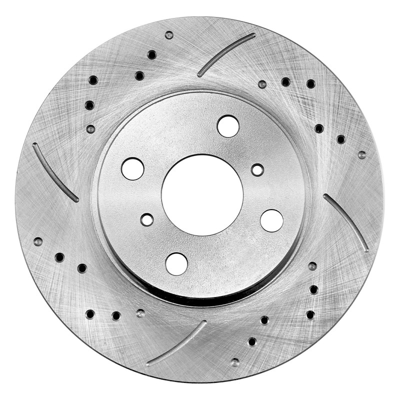 Front Drilled Rotors Ceramic Brake Pads for 2012 2013-2018 Toyota Yaris Prius C gallery